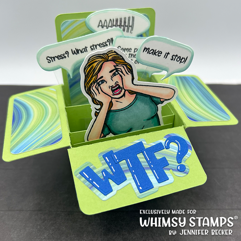 **NEW Meme Make It Stop! Clear Stamps - Whimsy Stamps