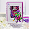 **NEW Disco Dude Dudley Clear Stamp and Outline Die - Whimsy Stamps
