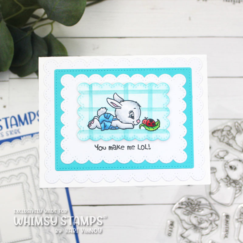 **NEW Mix and Match Scallop Rectangles Die Set - Whimsy Stamps