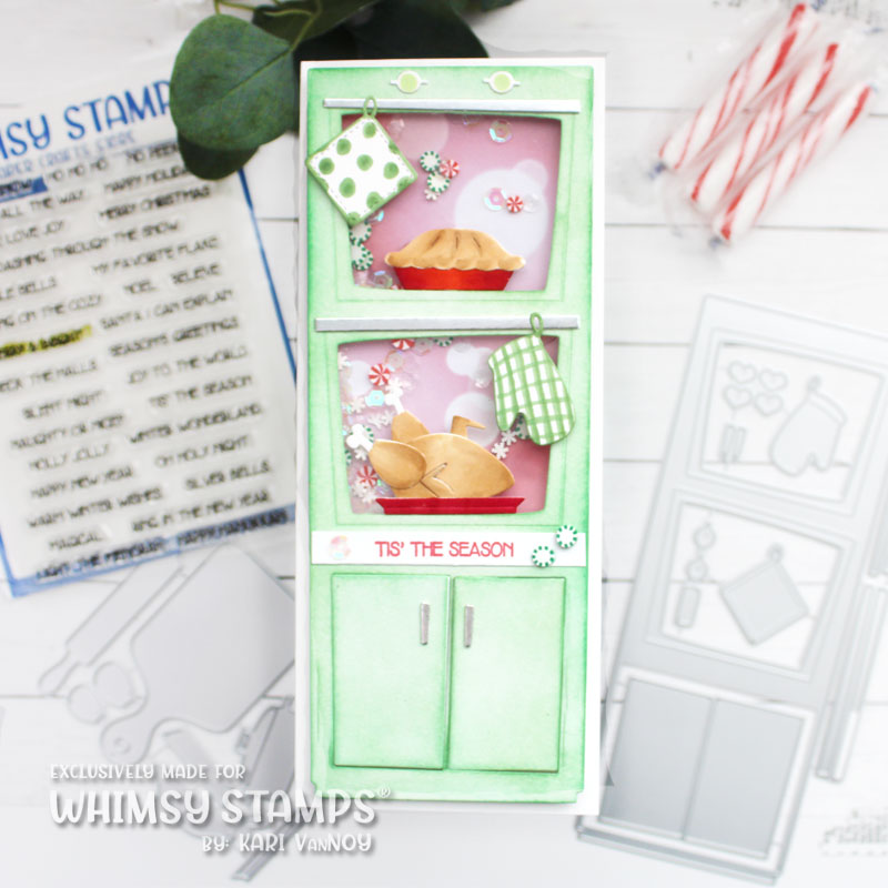 **NEW Simple Sentiment Strips Holidays Clear Stamps - Whimsy Stamps