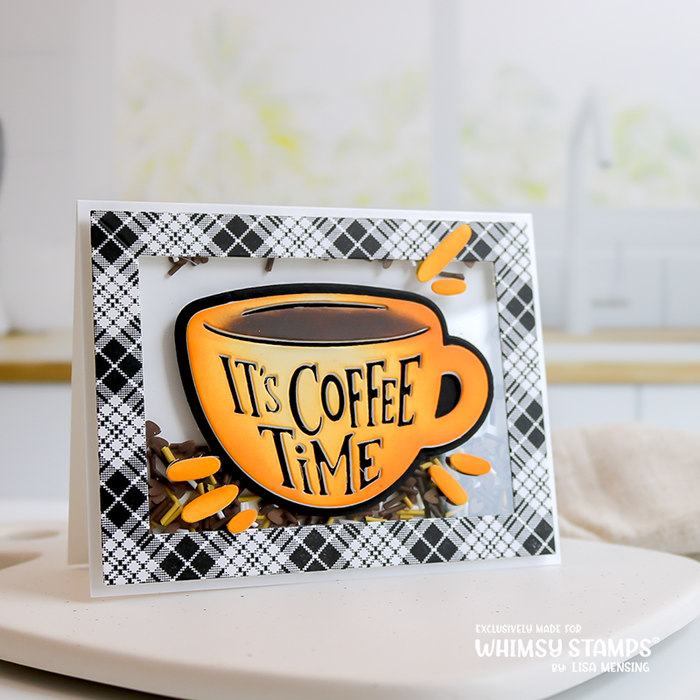 **NEW Coffee Time Die Set - Whimsy Stamps