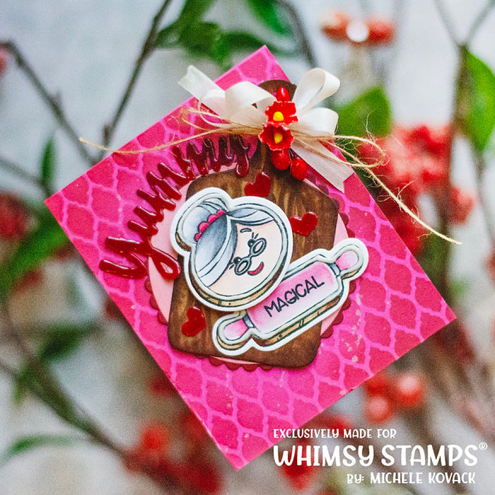 **NEW Yummy Word Die Set - Whimsy Stamps