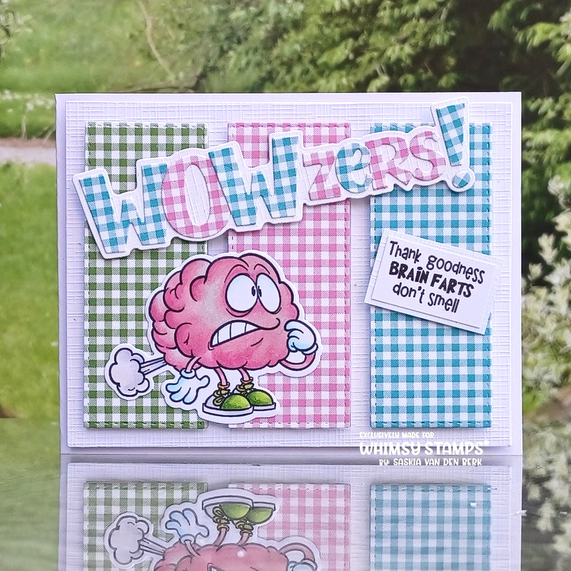 **NEW Brain Fart Clear Stamps - Whimsy Stamps