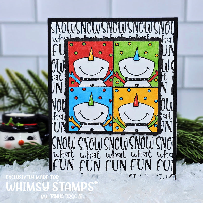 **NEW Snowman Smiles Clear Stamps