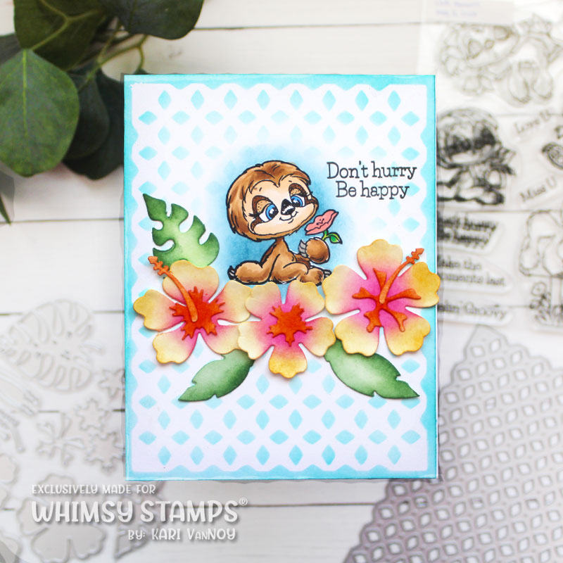 **NEW Sloth Moments Clear Stamps - Whimsy Stamps