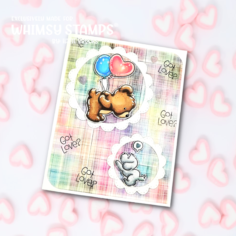 *NEW 6x6 Paper Pack - Pastel Plaid - Whimsy Stamps