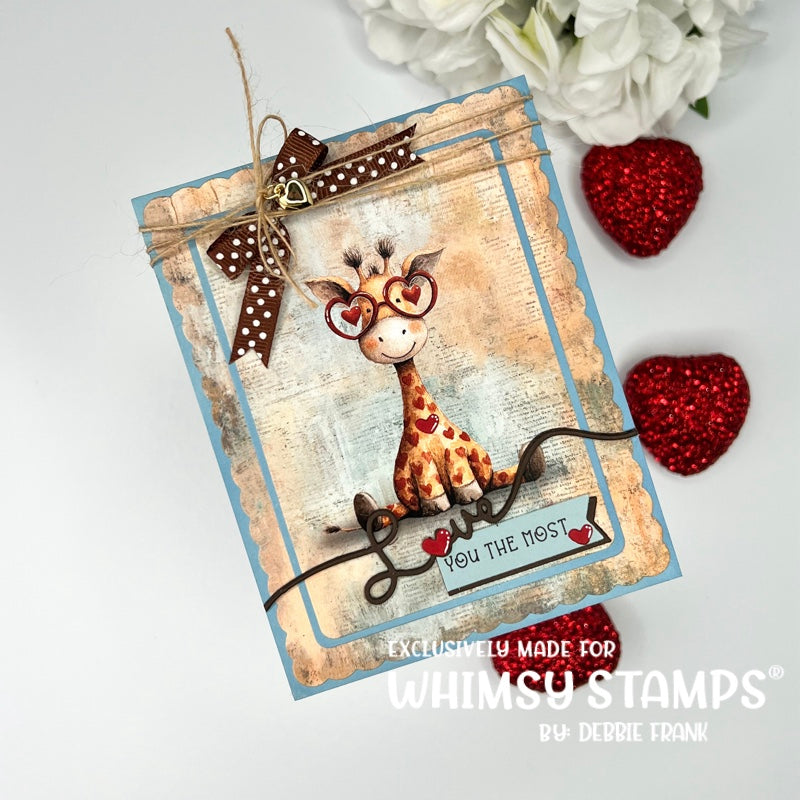 *NEW Quick Card Fronts - Heartfelt Giraffes 2