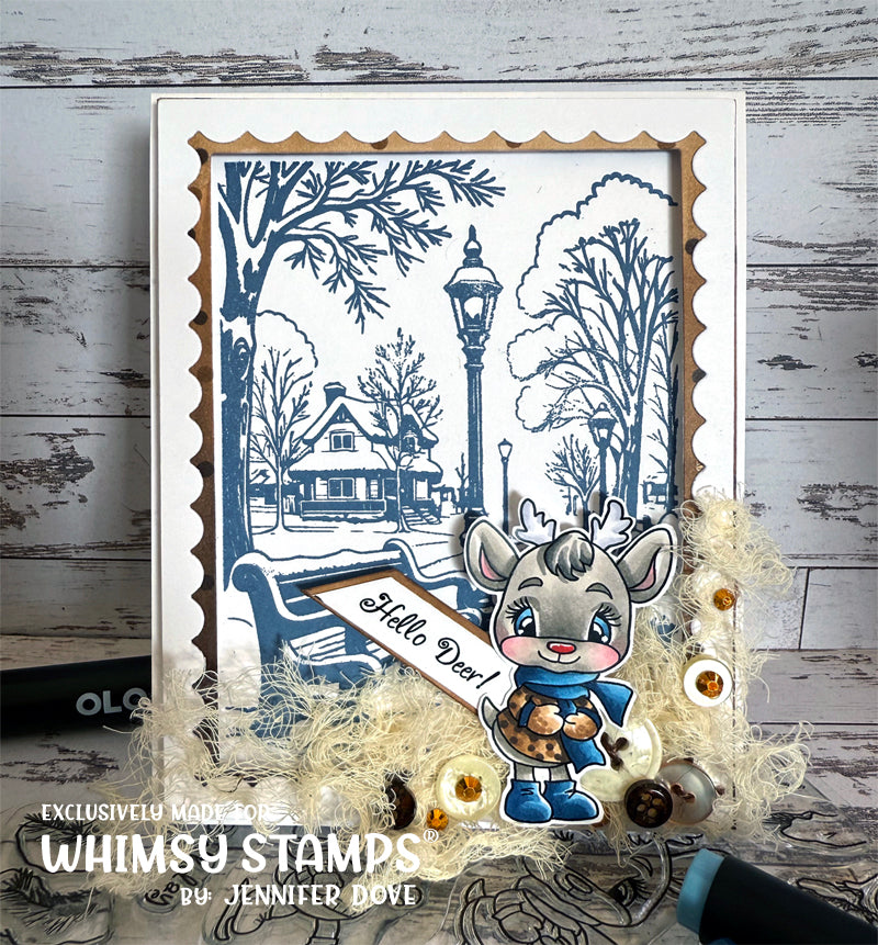 *NEW Dickens Backgrounds Clear Stamps - Whimsy Stamps