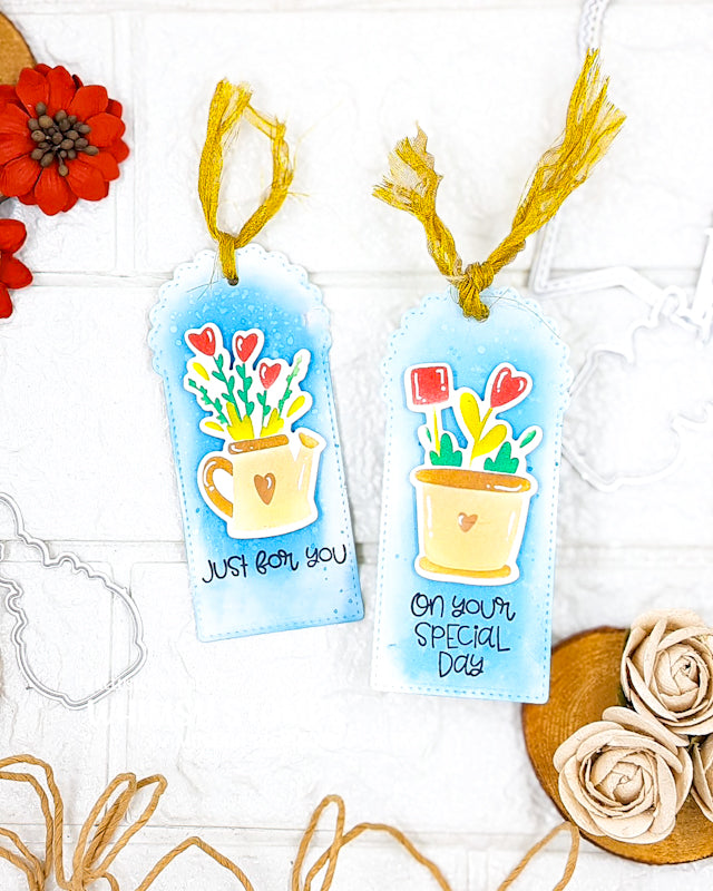 *NEW Planted Hearts Outline Die Set