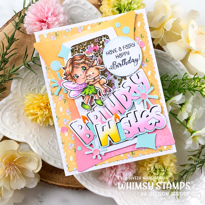 **NEW Fairy Wishes Clear Stamps - Whimsy Stamps