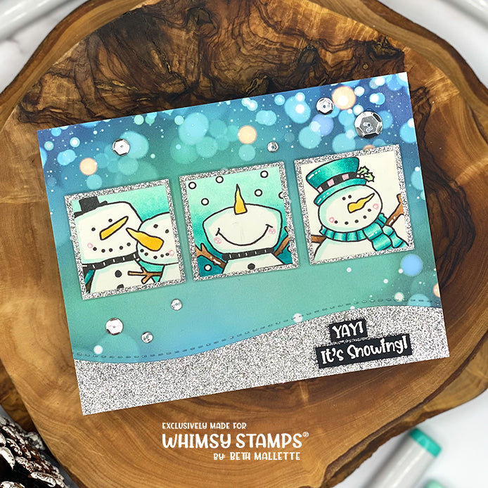 **NEW Snowman Smiles Clear Stamps