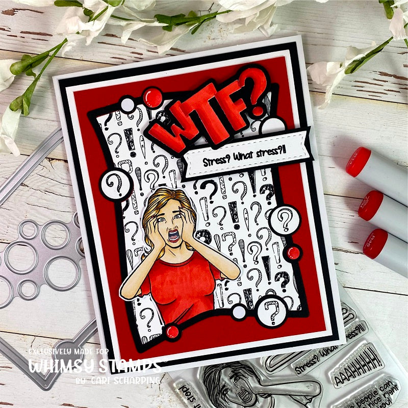 **NEW Meme Make It Stop! Clear Stamps - Whimsy Stamps