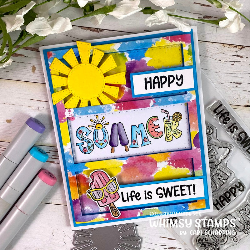 **NEW Sweet Summer Fun Clear Stamps - Whimsy Stamps