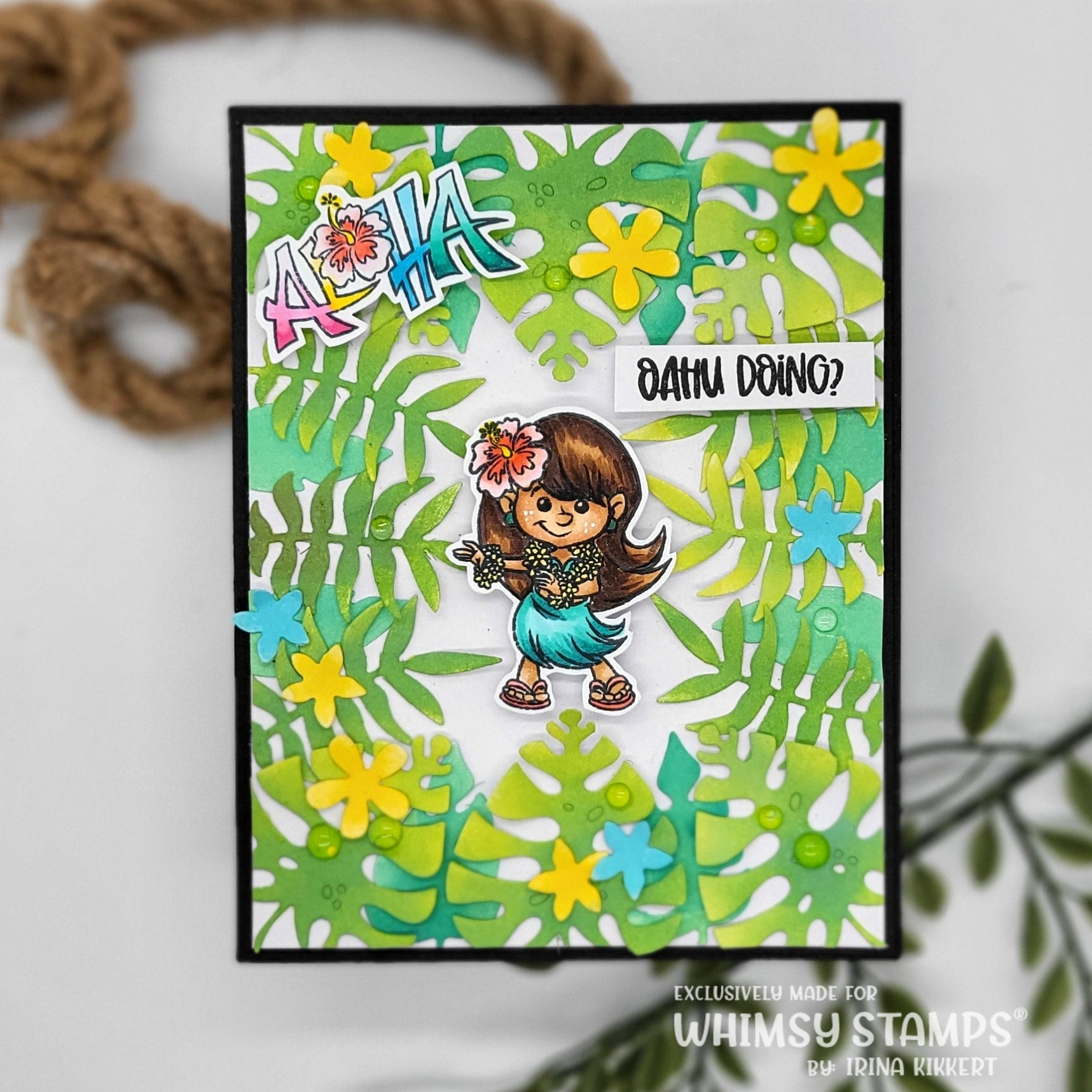 **NEW Aloha Kids Clear Stamps - Whimsy Stamps