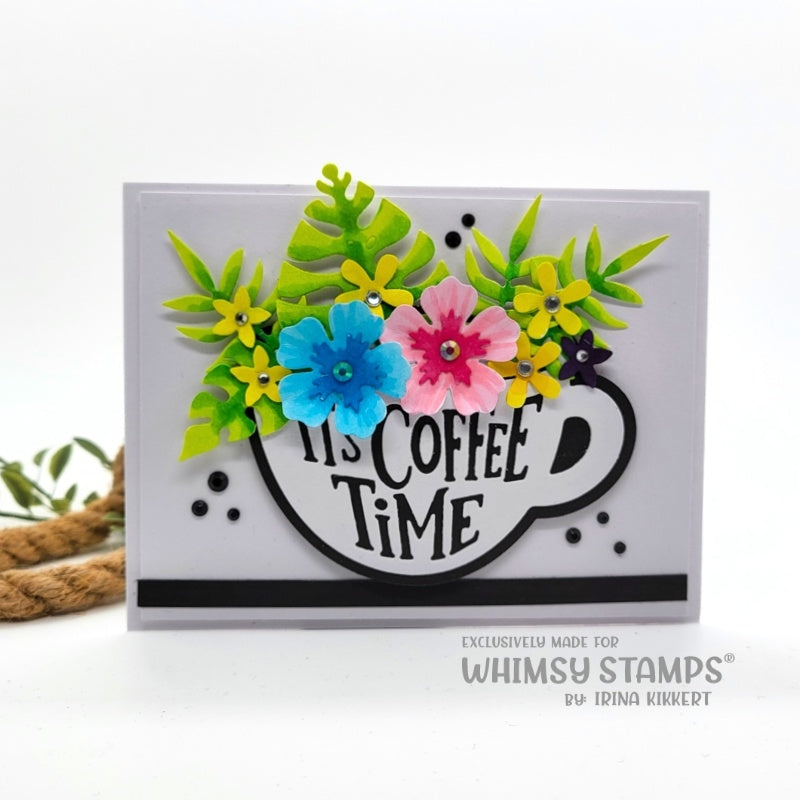 **NEW Coffee Time Die Set - Whimsy Stamps