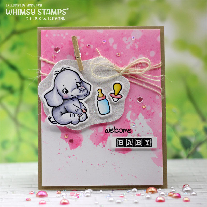 **NEW Critter Babies Clear Stamps - Whimsy Stamps