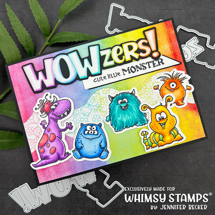 **NEW Monster Cuties Clear Stamps - Whimsy Stamps