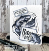 *NEW Bite Me Clear Stamps - Whimsy Stamps