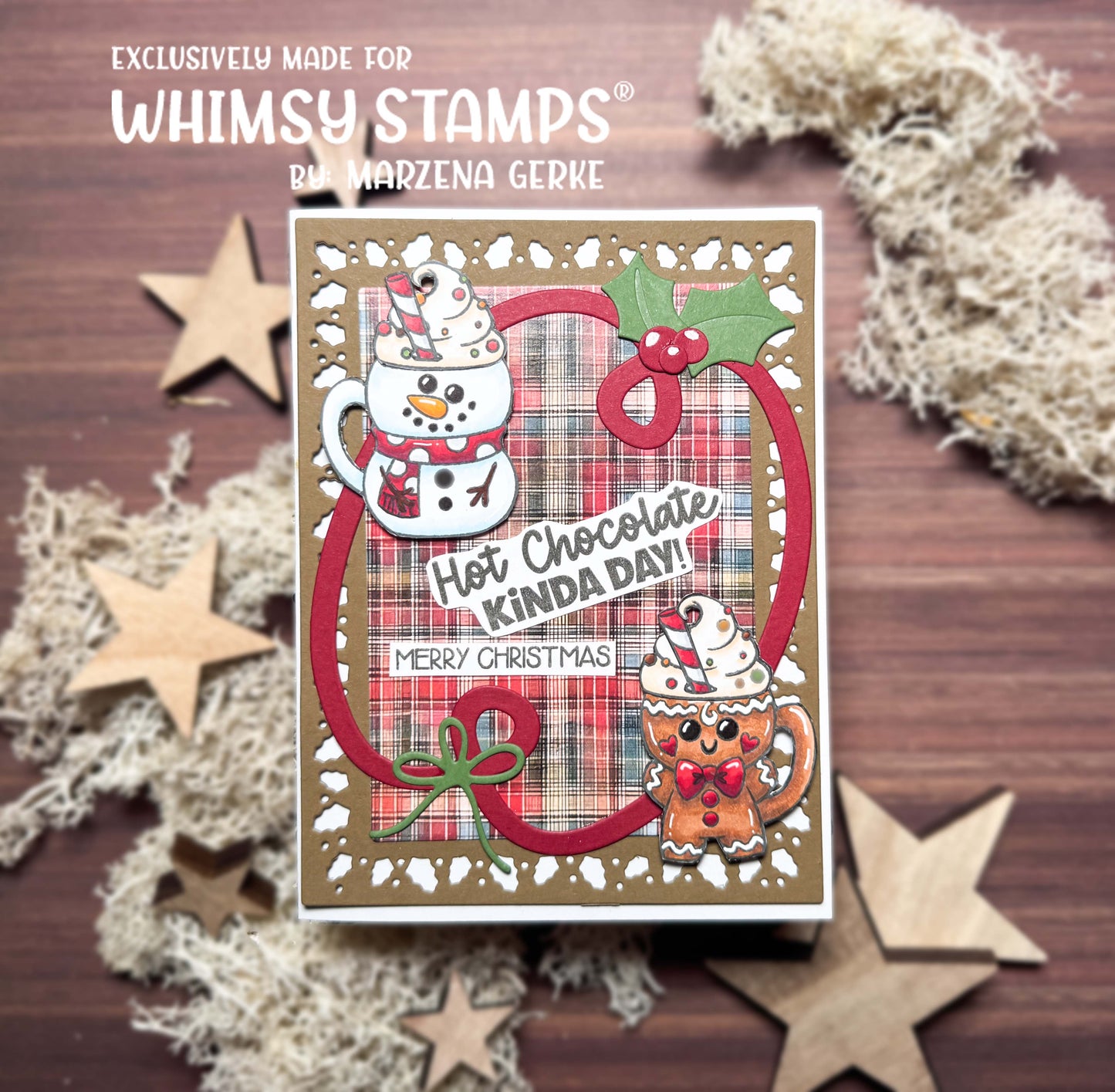 **NEW Christmas Cocoa Mugs Clear Stamps