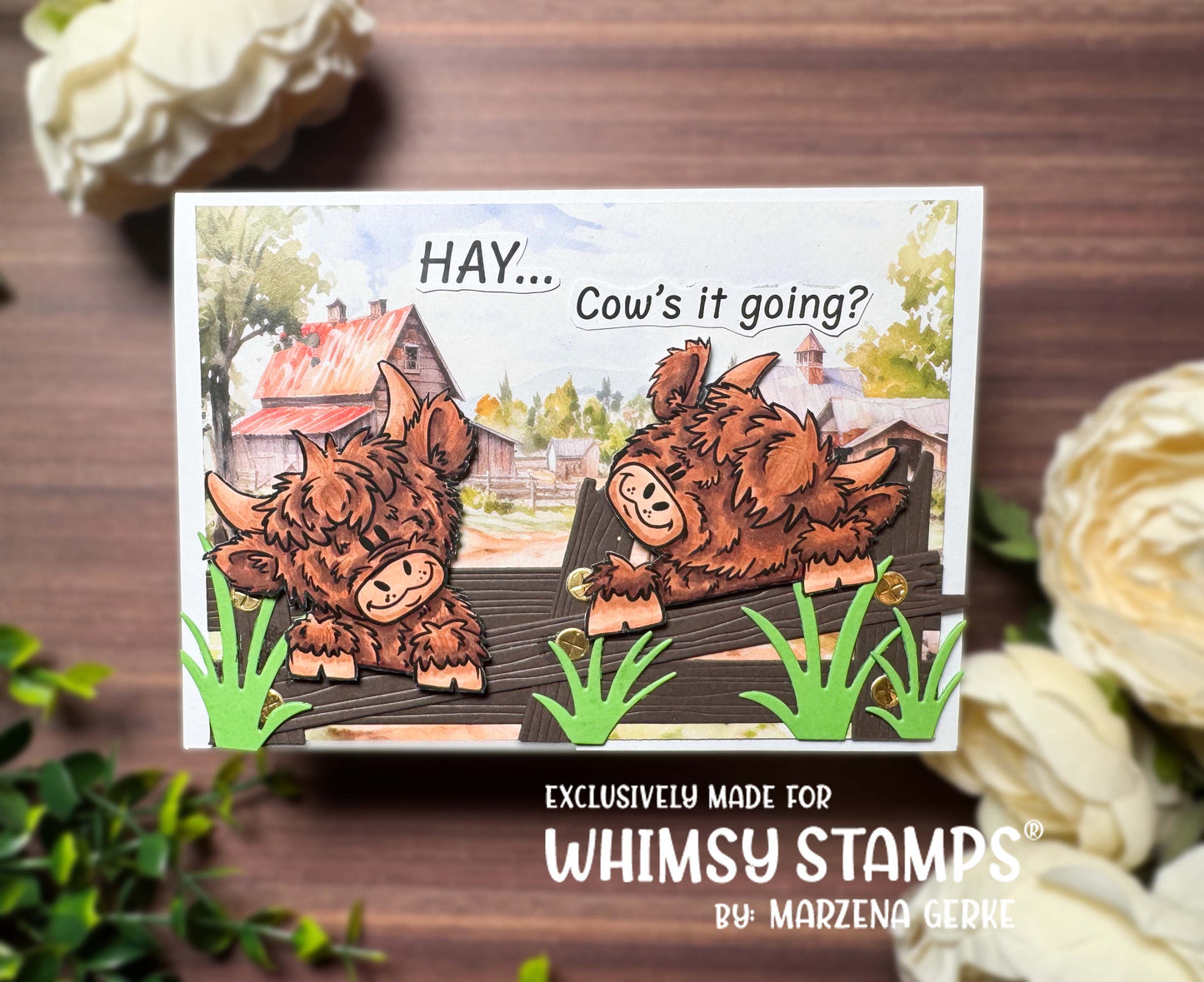 **NEW Cow Crazy Clear Stamps