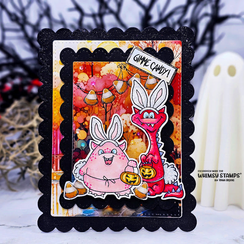 Monster Halloween Clear Stamps