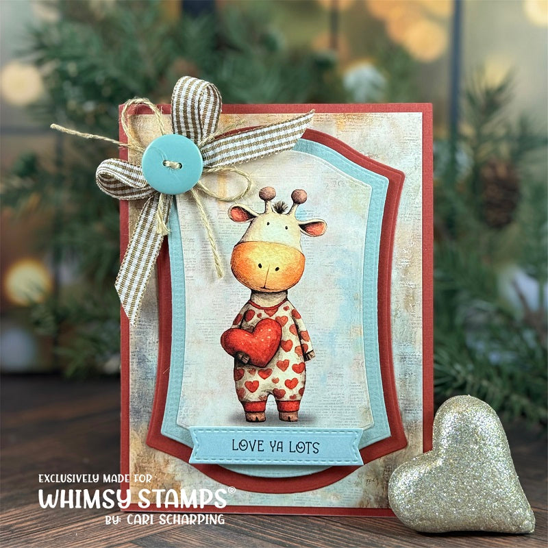 *NEW Quick Card Fronts - Heartfelt Giraffes 2