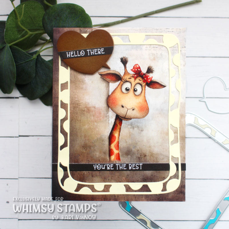 *NEW Quick Card Fronts - Heartfelt Giraffes 1