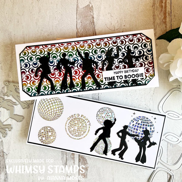 **NEW Retro Dancers Die Set - Whimsy Stamps