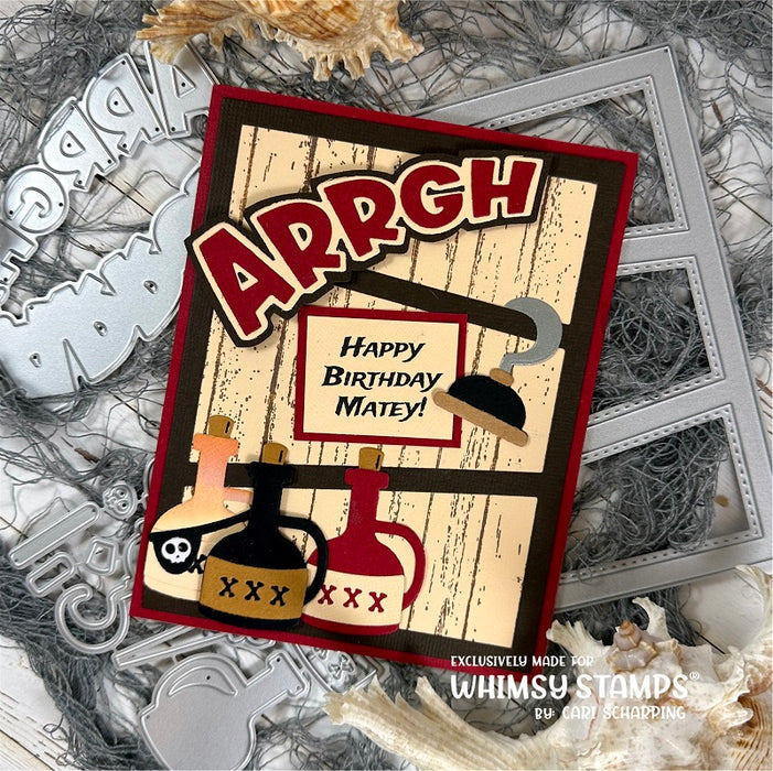 **NEW Arrgh Accessories Die Set - Whimsy Stamps