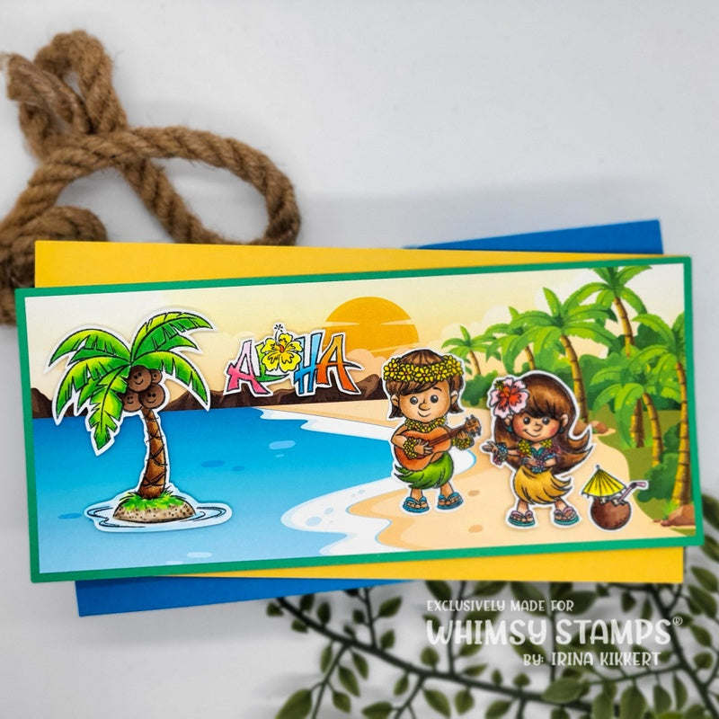 **NEW Aloha Kids Clear Stamps - Whimsy Stamps