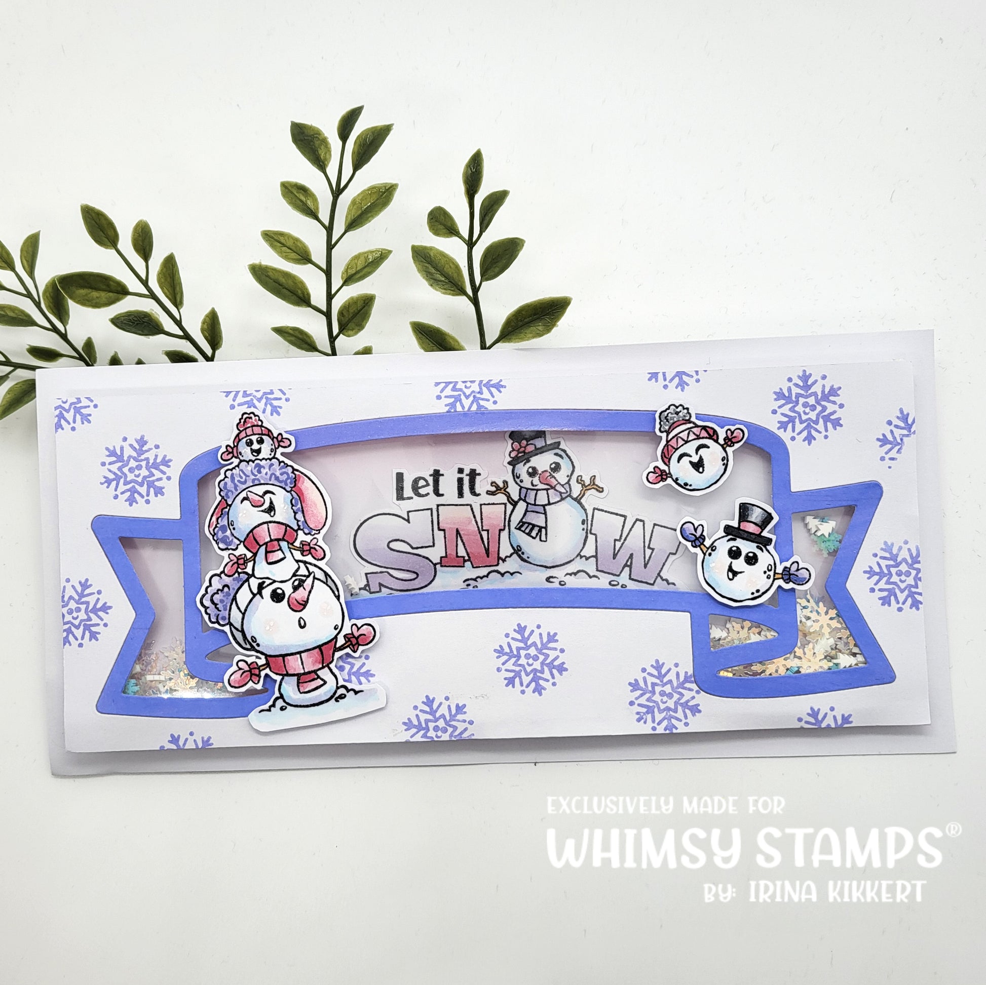 **NEW Slimline Banner Die - Whimsy Stamps