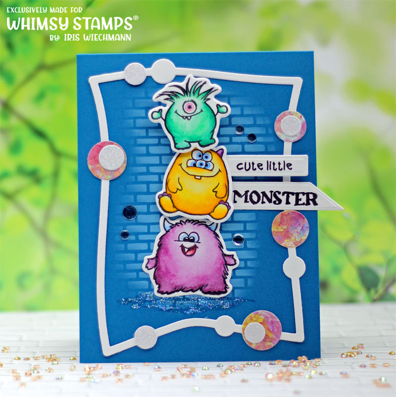 **NEW Monster Cuties Clear Stamps - Whimsy Stamps