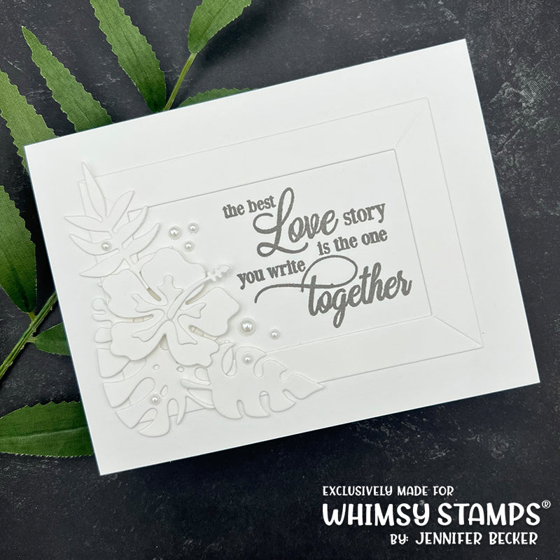 **NEW Hibiscus Flower DIe Set - Whimsy Stamps