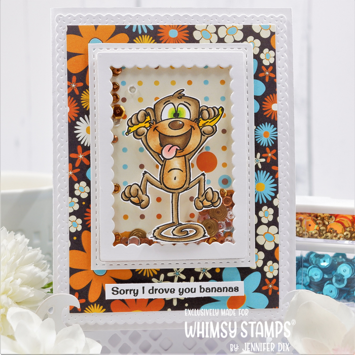 **NEW 6x6 Paper Pack - Retro Vibes - Whimsy Stamps