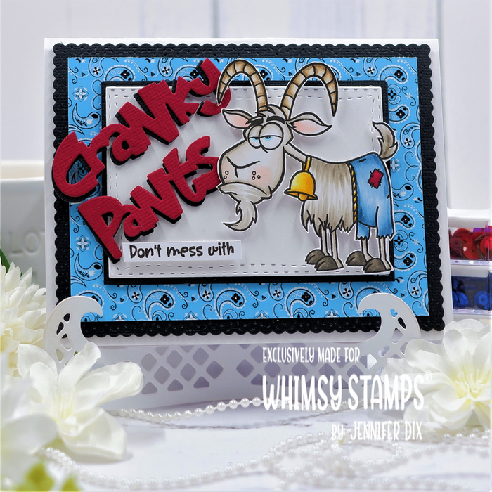 **NEW Cranky Pants Word Die - Whimsy Stamps