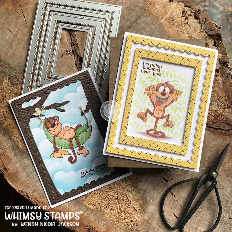 **NEW Banana Bunch Clear Stamps - Whimsy Stamps