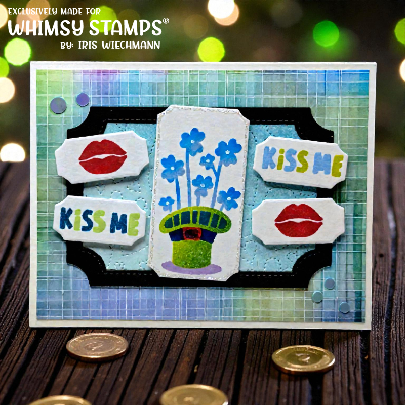 *NEW Terrific Tickets St. Patrick's Day Layering Stencil - Whimsy Stamps