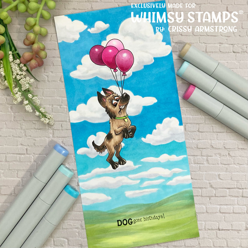 *NEW Doggone Birthdays Clear Stamps - Whimsy Stamps