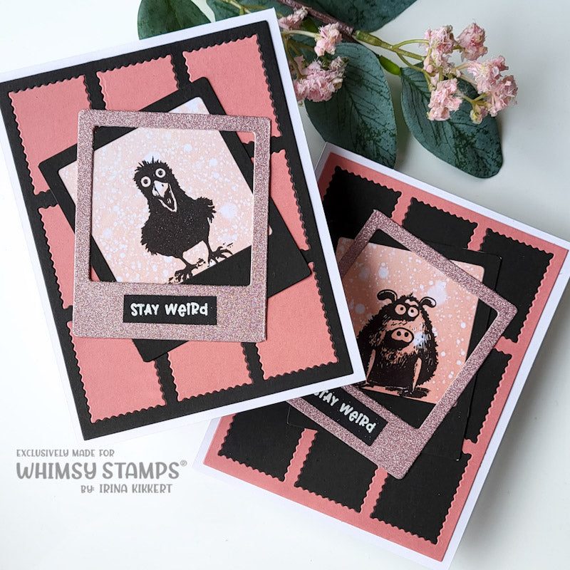 **NEW So Weird Clear Stamps - Whimsy Stamps