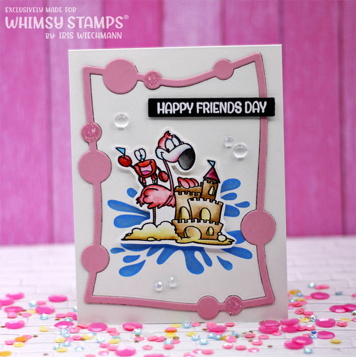 **NEW Born to Fish Clear Stamps - Whimsy Stamps