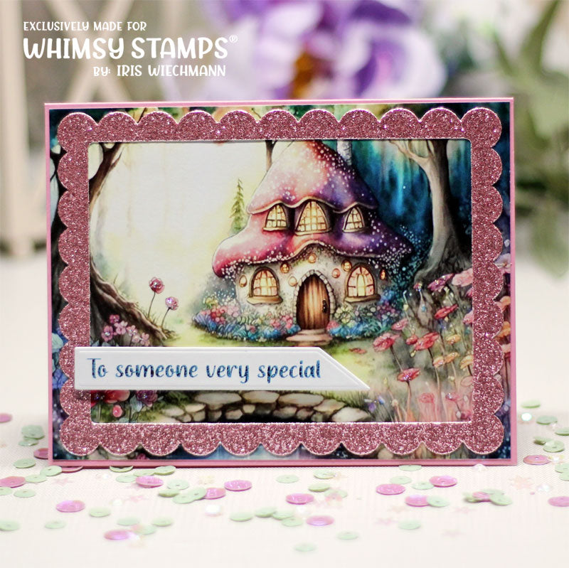 **NEW Mix and Match Scallop Rectangles Die Set - Whimsy Stamps