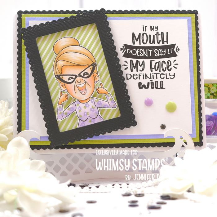 **NEW Random Funny Swear Words Clear Stamps - Whimsy Stamps