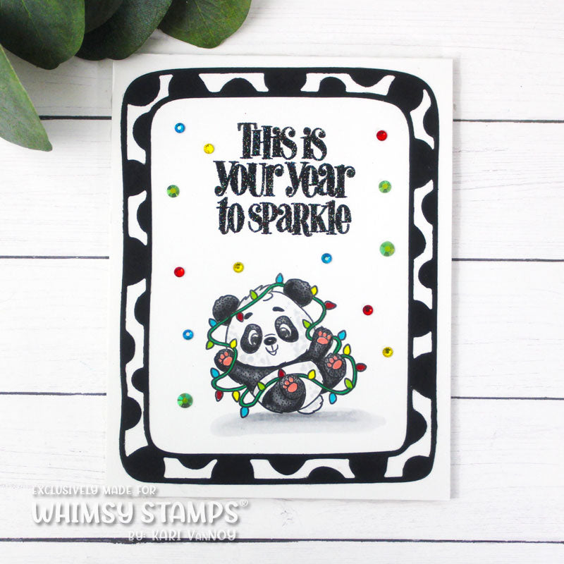 **NEW Panda Christmas Clear Stamps