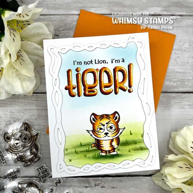 **NEW Tabby Tigers Too Clear Stamps - Whimsy Stamps