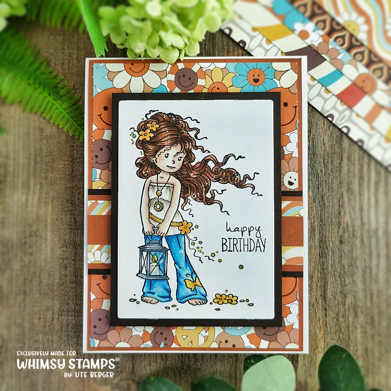 **NEW 6x6 Paper Pack - Retro Vibes - Whimsy Stamps