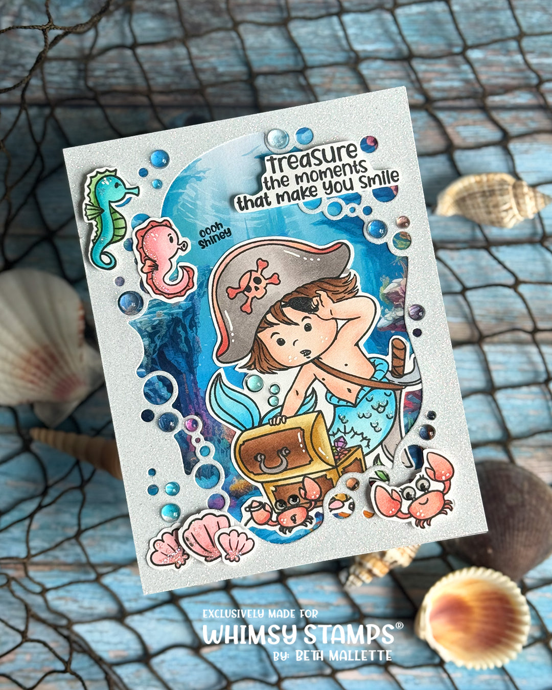 **NEW 6x6 Paper Pack - Atlantis - Whimsy Stamps