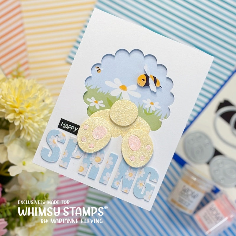 Bunny Butt Die Set - Whimsy Stamps