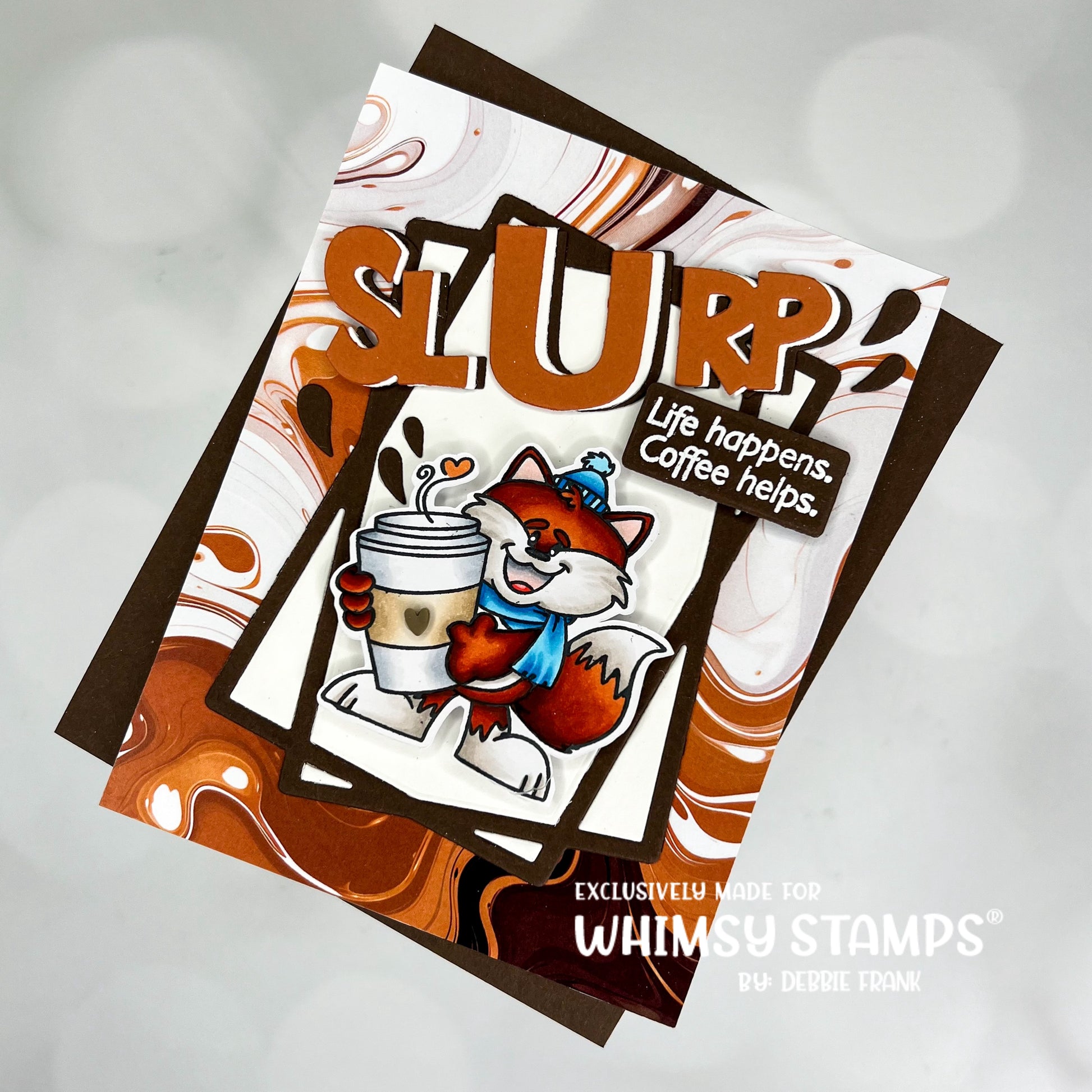 6x6 Paper Pack - Chocolate, Caramel, Coffee - Whimsy Stamps