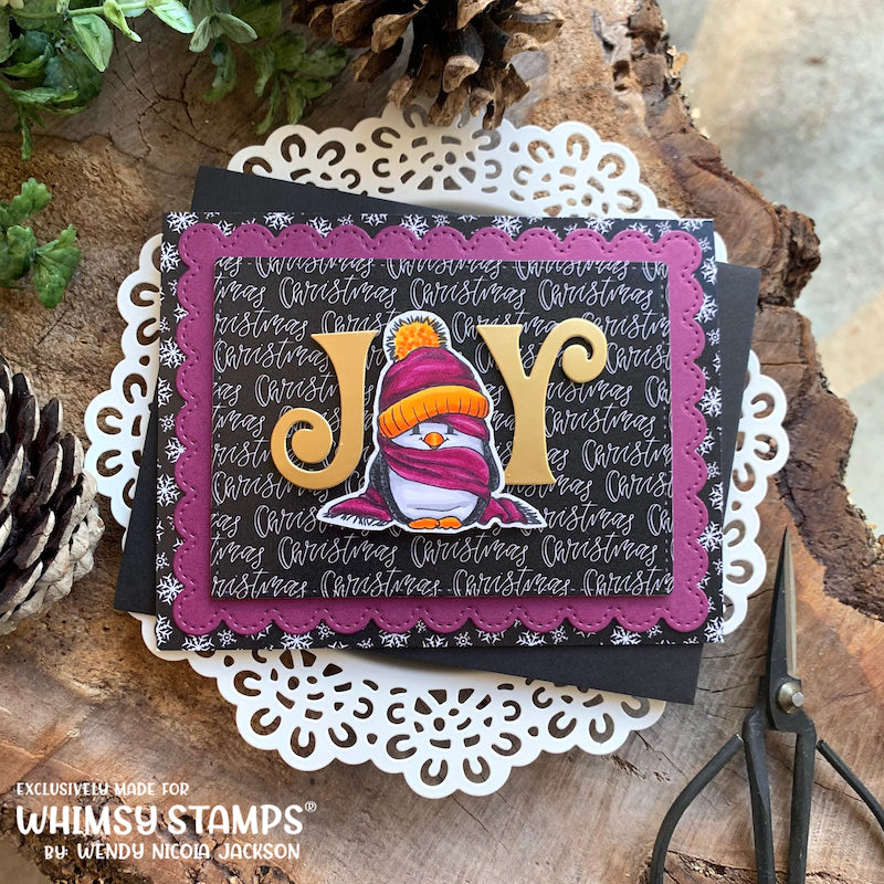 Joy Word Die Set - Whimsy Stamps