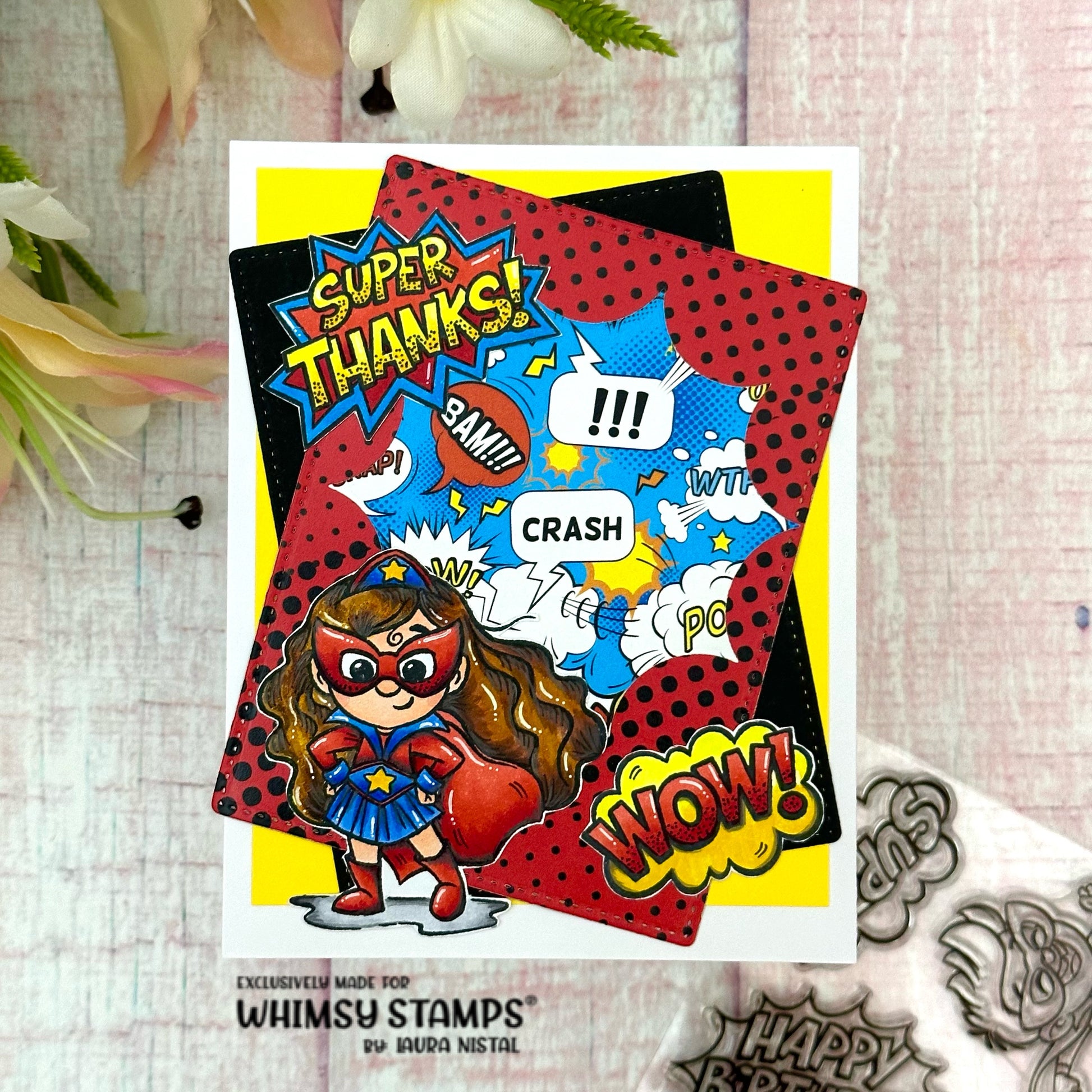 6x6 Paper Pack - Comics - Whimsy Stamps